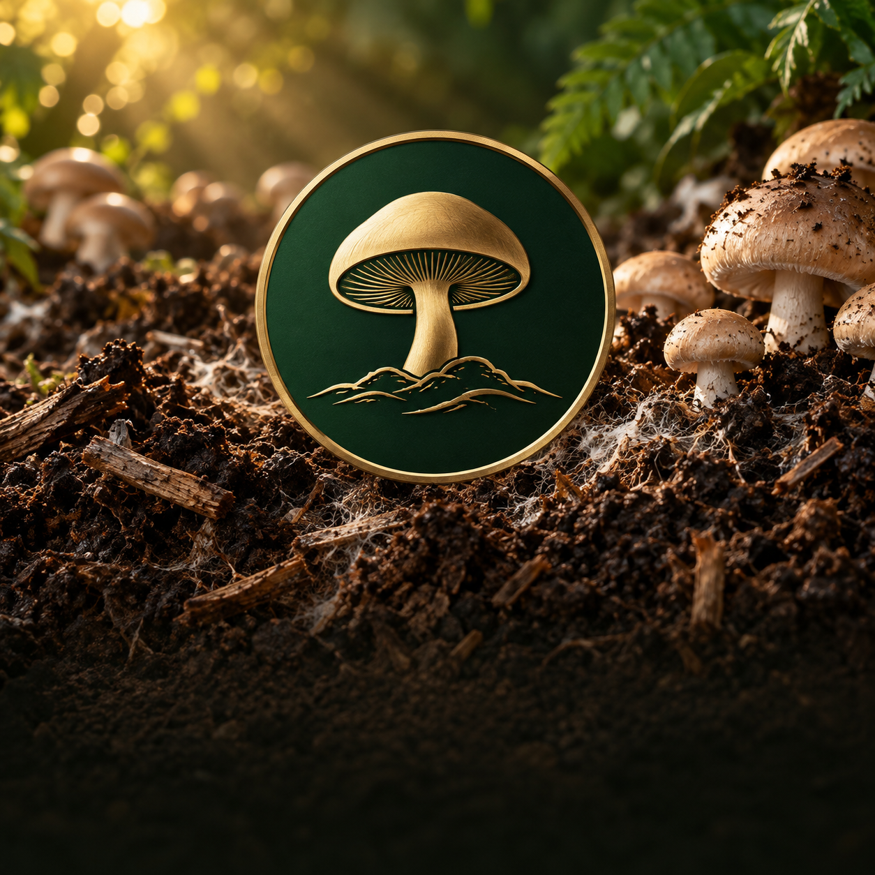 Mush Verse Terra+ — illustrated company emblem and concept visual